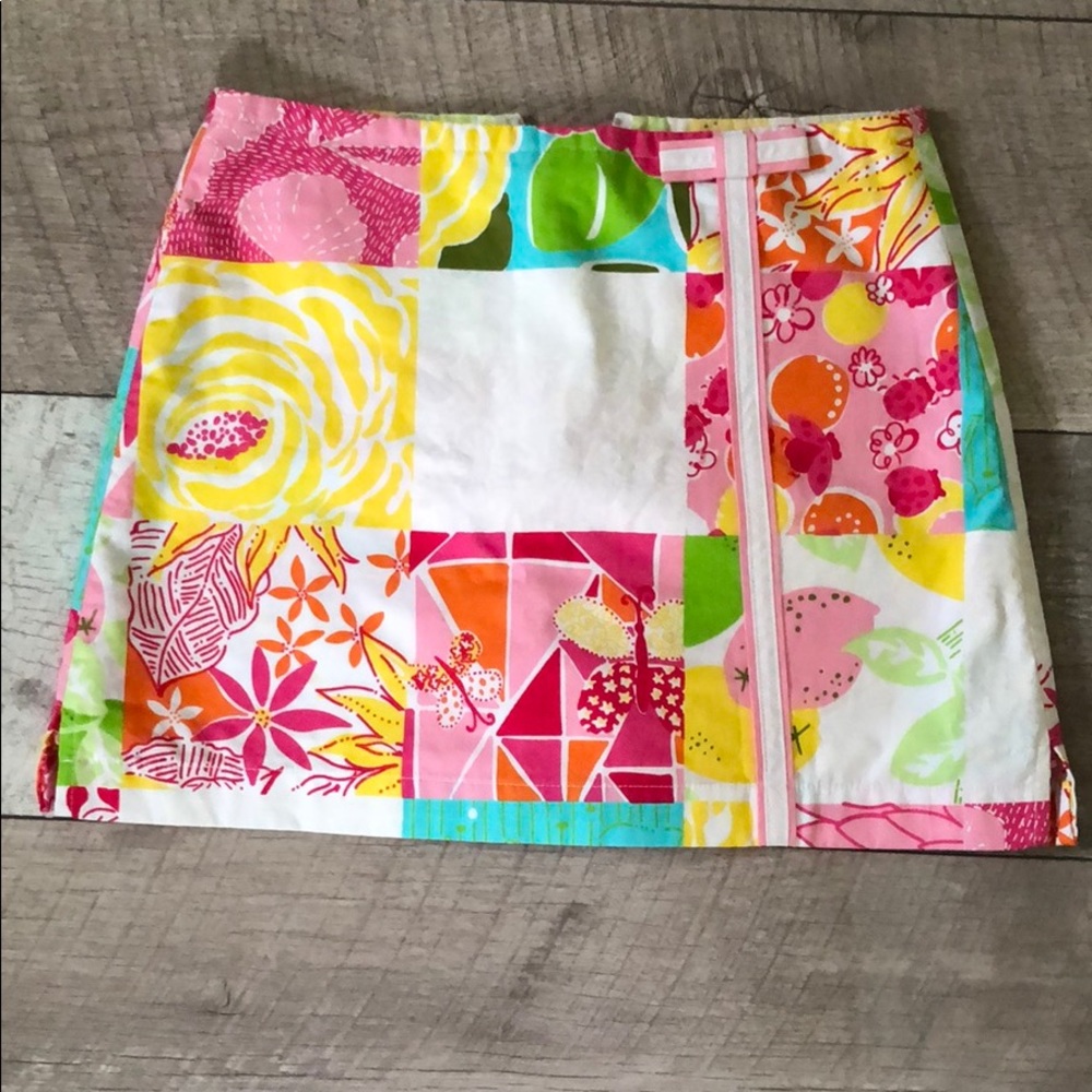 Lilly Pulitzer Girls Size 10 Patchwork Skort